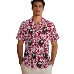 Northern Illinois Huskies Hawaiian Shirt – Hibiscus Motif