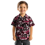 Northern Illinois Huskies Hawaiian Shirt – Hibiscus Overlay