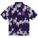 Northwestern Wildcats Hawaiian Shirt – 50th State Flower