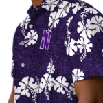 Northwestern Wildcats Hawaiian Shirt – 50th State Flower