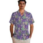 Northwestern Wildcats Hawaiian Shirt – Anthurium Overlay