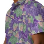 Northwestern Wildcats Hawaiian Shirt – Anthurium Overlay