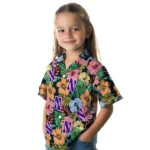 Northwestern Wildcats Hawaiian Shirt – Brilliant Hibiscus Garden