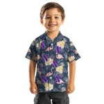 Northwestern Wildcats Hawaiian Shirt – Flamingo Hibiscus
