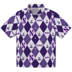 Northwestern Wildcats Hawaiian Shirt – Golfing Plaid