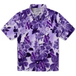 Northwestern Wildcats Hawaiian Shirt – Hibiscus Arrangement