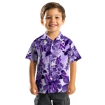 Northwestern Wildcats Hawaiian Shirt – Hibiscus Arrangement