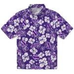 Northwestern Wildcats Hawaiian Shirt – Hibiscus Flower Design