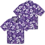 Northwestern Wildcats Hawaiian Shirt – Hibiscus Flower Design