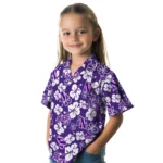 Northwestern Wildcats Hawaiian Shirt – Hibiscus Flower Design