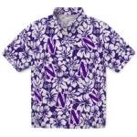 Northwestern Wildcats Hawaiian Shirt – Hibiscus Motif