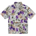 Northwestern Wildcats Hawaiian Shirt – Hibiscus Seaside