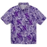 Northwestern Wildcats Hawaiian Shirt – Leaf Outline