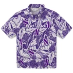 Northwestern Wildcats Hawaiian Shirt – Monstera Layer