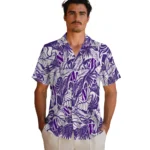Northwestern Wildcats Hawaiian Shirt – Monstera Layer