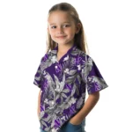 Northwestern Wildcats Hawaiian Shirt – Palm Leaves