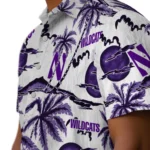 Northwestern Wildcats Hawaiian Shirt – Palm Sunset