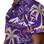 Northwestern Wildcats Hawaiian Shirt – Palm Tree Island