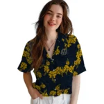 Notre Dame Fighting Irish Hawaiian Shirt – 50th State Flower