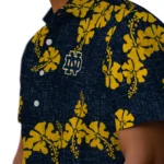 Notre Dame Fighting Irish Hawaiian Shirt – 50th State Flower