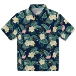 Notre Dame Fighting Irish Hawaiian Shirt – Flamingo and Hibiscus