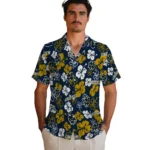 Notre Dame Fighting Irish Hawaiian Shirt – Hibiscus Flower Design