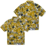 Notre Dame Fighting Irish Hawaiian Shirt – Hibiscus Overlay