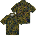 Notre Dame Fighting Irish Hawaiian Shirt – Leaf Outline