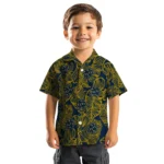 Notre Dame Fighting Irish Hawaiian Shirt – Leaf Outline