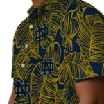 Notre Dame Fighting Irish Hawaiian Shirt – Leaf Outline