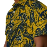 Notre Dame Fighting Irish Hawaiian Shirt – Monstera Layer