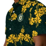 Oakland Athletics Hawaiian Shirt – 50th State Flower