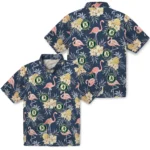 Oakland Athletics Hawaiian Shirt – Flamingo Hibiscus