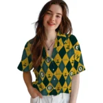 Oakland Athletics Hawaiian Shirt – Golfing Plaid