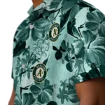 Oakland Athletics Hawaiian Shirt – Hibiscus Arrangement