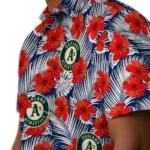 Oakland Athletics Hawaiian Shirt – Hibiscus Fiesta