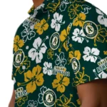 Oakland Athletics Hawaiian Shirt – Hibiscus Flower Design