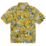 Oakland Athletics Hawaiian Shirt – Hibiscus Overlay