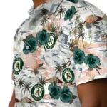 Oakland Athletics Hawaiian Shirt – Hibiscus Seaside