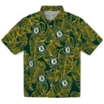 Oakland Athletics Hawaiian Shirt – Leaf Outline