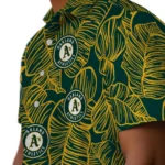 Oakland Athletics Hawaiian Shirt – Leaf Outline