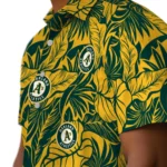 Oakland Athletics Hawaiian Shirt – Monstera Layer