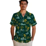 Oakland Athletics Hawaiian Shirt – Palm And Clouds