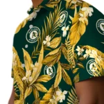 Oakland Athletics Hawaiian Shirt – Palm Leaves