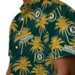 Oakland Athletics Hawaiian Shirt – Palm Tree Motif