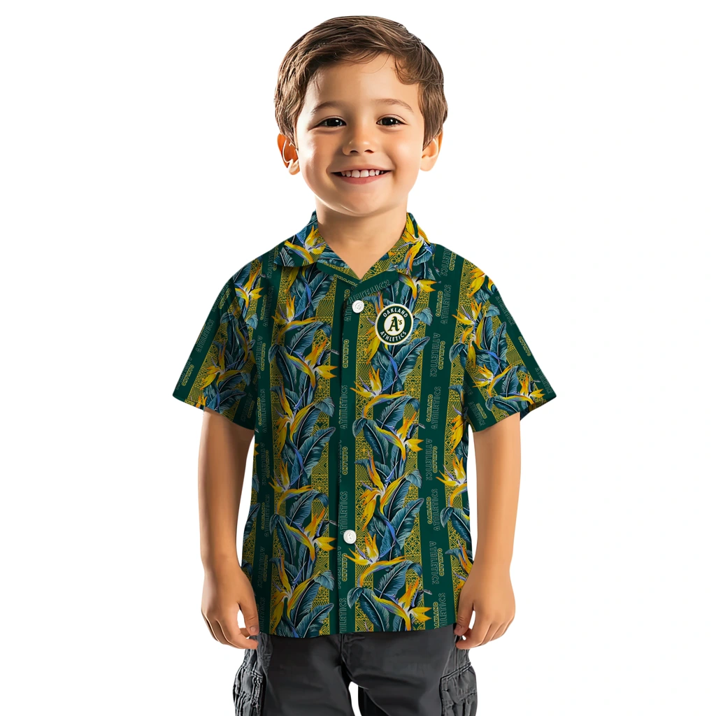 Oakland Athletics Hawaiian Shirt - Paradise Vines oakland athletics paradise vines green hawaiian shirts top rated