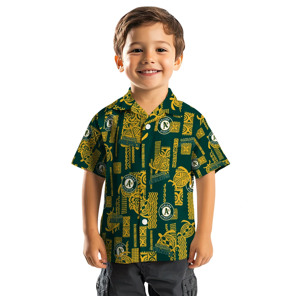 Oakland Athletics Hawaiian Shirt - Turtle Lines oakland athletics turtle lines green hawaiian shirts top rated
