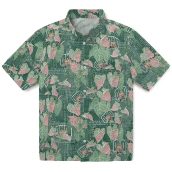 ohio bobcats anthurium overlay green hawaiian shirts best selling