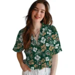 Ohio Bobcats Hawaiian Shirt – Hibiscus Flower Design