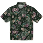 Ohio Bobcats Hawaiian Shirt – Hibiscus Leaves Pattern